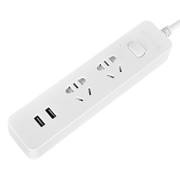 霍尼韦尔 总控开关带USB充电二位五孔延长线插(1.2M) 计价单位:个 起订量:1