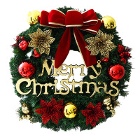 圣诞节装饰品圣诞花环 圣诞装饰橱窗道具