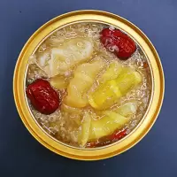 银耳雪莲子鱼胶 150g/碗*5碗 即食鱼胶 无腥味香甜 金碗精装即食鱼胶礼盒 枸杞红枣鱼胶女性孕妇老人营养滋补 单盒价