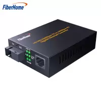 烽火(FiberHome)OL100CL-14B 光纤收发器 企业级千兆单模单纤20km一光一电SC接口光电转换器-A端