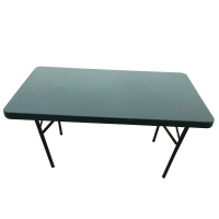 户外折叠桌训练桌椅军绿色会议培训桌塑料便携式桌子 大