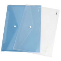 透明按钮文件袋 20只/包