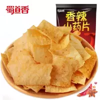 蜀道香 香辣山药片65g*10袋 膨化食品零食 脆山药片 薯片零食小吃