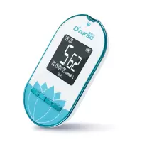 糖护士(Dnurse)血糖仪家用医用免调码亲智型血糖测试仪荷血糖仪豪华装(荷1台+100试纸+100针头+采血笔1支)