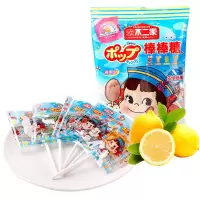 不二家 清爽型棒棒糖(可乐+柠檬+香橙+哈密瓜)50g袋装*5袋 女朋友儿童糖果礼物