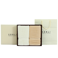 三利 爱永恒系列 爱永恒面巾两条装 G8013