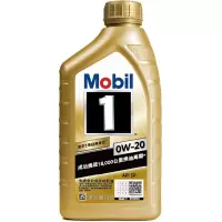 美孚(Mobil)金装美孚1号 全合成机油 0W-20 SP级1L 汽车用品