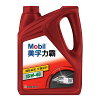美孚(Mobil)力霸 矿物质机油 15W-40 SL级 4L 汽车用品(西藏国策)