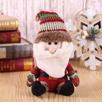 多美忆 圣诞装饰品圣诞树挂饰儿童圣诞礼物圣诞节装饰伸缩圣诞玩偶公仔摆件小号站立公仔 中号坐姿老人