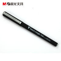 晨光(M&G) AGP13902 0.5mm黑骑士中性笔签字笔 黑色 12支/盒