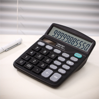 得力 837ES桌面计算器(黑) (台)