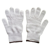 ZHSN福安特七针灯罩棉手套防护劳保线手套 500克 20付