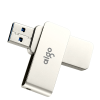 爱国者32GB USB3.0接口 高速传输U330 精耀 全金属旋转U盘 车载U盘银色