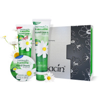 贺本清 德国小甘菊经典护手组礼盒 经典护手霜 无香护手霜 柔皙护手霜三支装 礼盒装