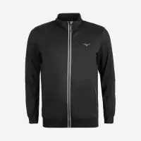Mizuno美津浓运动外套男款针织开衫 D2CC9050 黑色 L