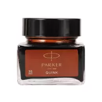 派克（PARKER）配件系列 钢笔墨水棕色迷你30ml