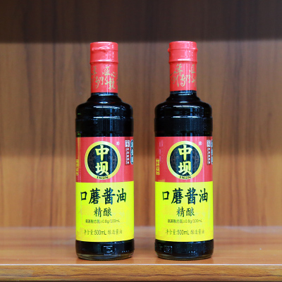 中坝精酿口蘑酱油500ml