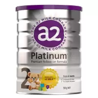 澳洲A2奶粉 2段6-12个月 900g Platinum白金版婴儿奶粉 新西兰原装进口a2高端较大婴儿配方奶粉 单罐价