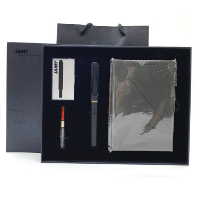 凌美(LAMY) 狩猎者系列钢笔墨水笔墨胆笔记本商务套装