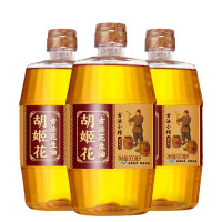 胡姬花 古法小榨花生油2.7L(900ml*3) 小瓶组合装食用油 HB