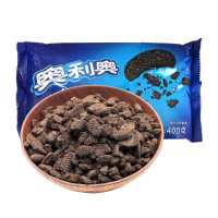 企采严选 奥利奥饼干碎400g中号无夹心小号夹心屑木糠杯慕斯粉末状班戟烘焙原材料 中号饼干碎400g