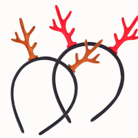 圣诞节鹿角发箍QY131-鹿角头扣(颜色随机)