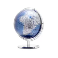 得力(deli)万向地球仪 直径25cm高清地图学生教学演示摆件金属底座地球仪 2162
