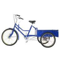 LZ 人力三轮车实心胎1.2米车厢加大加强/三轮车