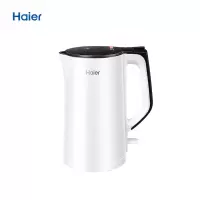 海尔(Haier)K3-B01W 电水壶白色 1.5L容量热水壶304不锈钢无缝内胆电水壶