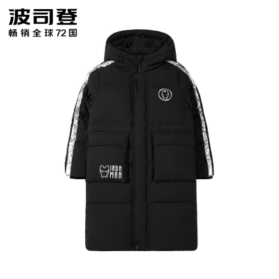 波司登秋冬男女宝童装漫威英雄卡通羽绒服T90142759D