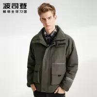 波司登男羽绒服短款工装保暖时尚外套新款