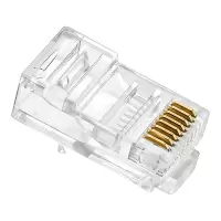 丽贴 LN-SJT05-T RJ45超五类CAT5E通孔非屏蔽 网络水晶头 100.00 个/包 (计价单位:包)