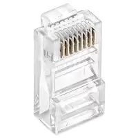 丽贴 LN-SJT06 RJ45六类非屏蔽 网络水晶头 100.00 个/包 (计价单位:包)