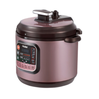 海尔(Haier)HPC-YLS/6061 6L电压力锅 多功能 多用途 定时预约 电压力锅 6升