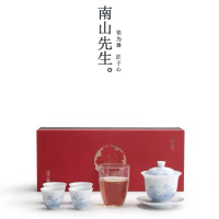 南山先生 盖碗套装家用德化陶瓷泡茶功夫茶具