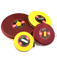 皮卷尺布卷尺皮尺纤维卷尺100米