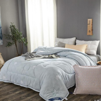 情人草 多功能靠垫被(2*2.3m)白