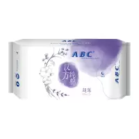 ABC卫生巾汉方精粹纯棉夜用全新养经姨妈巾 420mm3片/包 6包