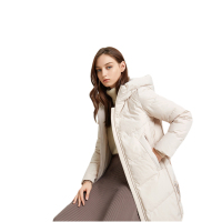 波司登 女中长款连帽羽绒服C B90141018