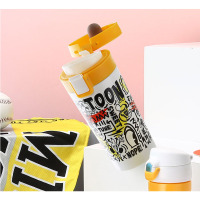 迪士尼缤纷涂鸦 不锈钢保温弹盖杯DSM-BF168