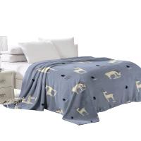 梦洁家纺 法兰绒毯-欢鹿