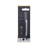 派克 PARKER 笔芯宝珠笔替芯商务书写签字笔笔芯顺滑笔芯盒装 黑色