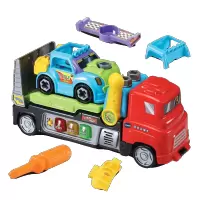 Vtech伟易达新品改装运输车儿童声光拆卸组装货车拖车卡车模型