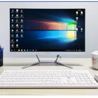 一体机电脑G40 PIUS 24寸 I5 9400 16G 512G SSD 海兰无线/有线键鼠,可旋转屏幕
