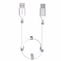 现代(HYUNDAI) 手机充电器 YH-NB005创意磁吸收纳数据线