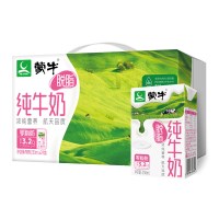 蒙牛(MENGNIU) 纯牛奶 250ml/盒 24盒/箱,