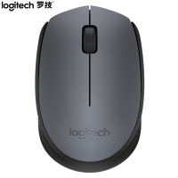 罗技(Logitech)M170 鼠标 无线鼠标 办公鼠标 对称鼠标 灰色 带无线2.4G接收器