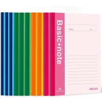 得力(deli)7654/A5/80页笔记本子加厚软面抄本子笔记本 5本装