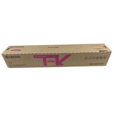 京瓷 (Kyocera) TK-8118黑色彩色原装碳粉墨粉盒 适用于M8124cidn TK-8118M红色