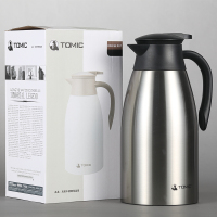 特美刻(TOMIC)2L 保温壶家用大容量304不锈钢保温水壶 本色 单位:个